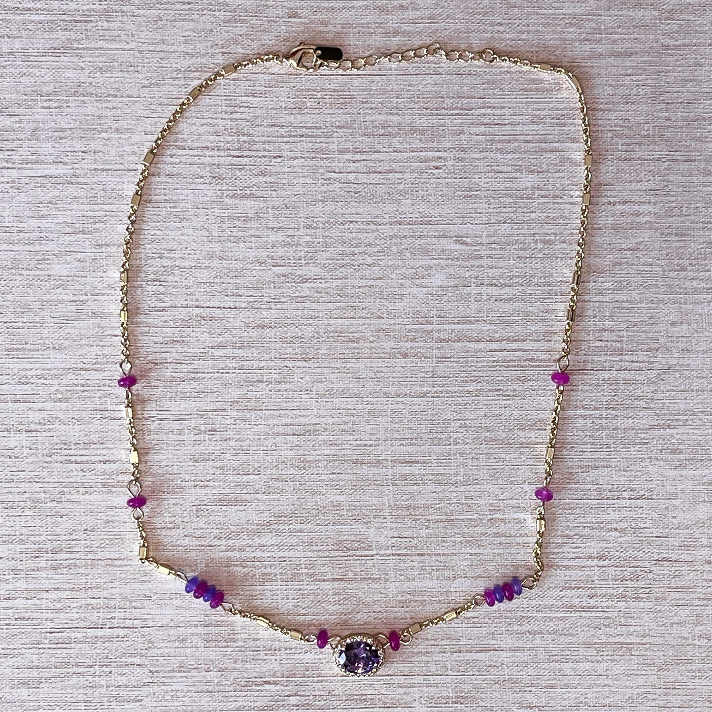 Purple Crystal Pendant