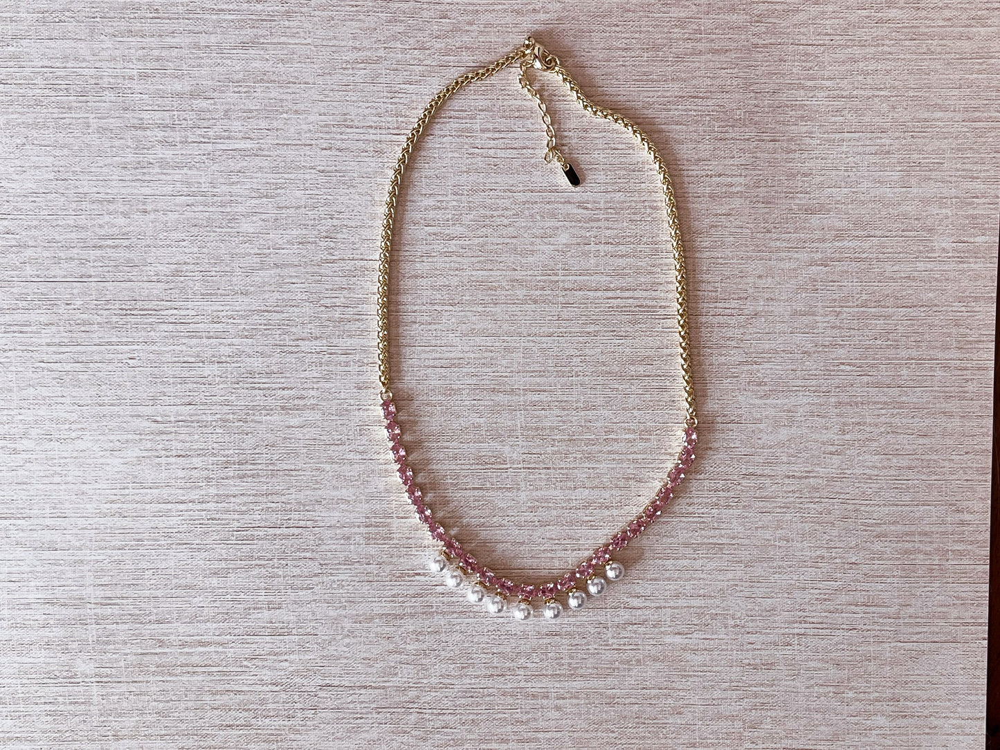 Crystal & Pearl Necklace