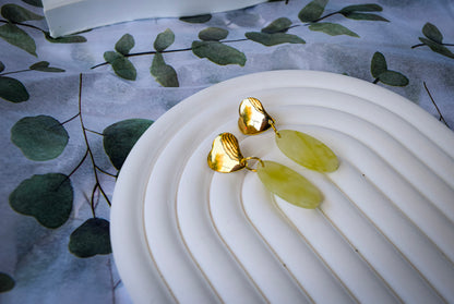 Hearth and Jade Earrings