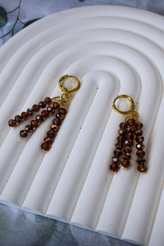 Angel Number 777 Earthy Earrings