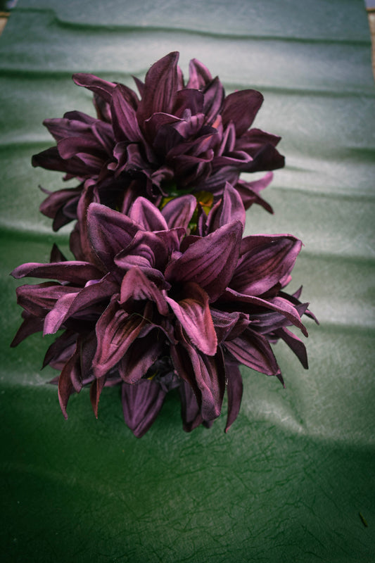Purple Flower Hair Clip