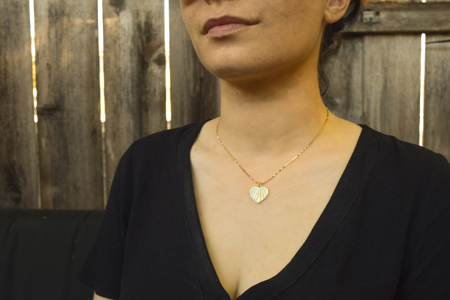 Heart Shell Necklace