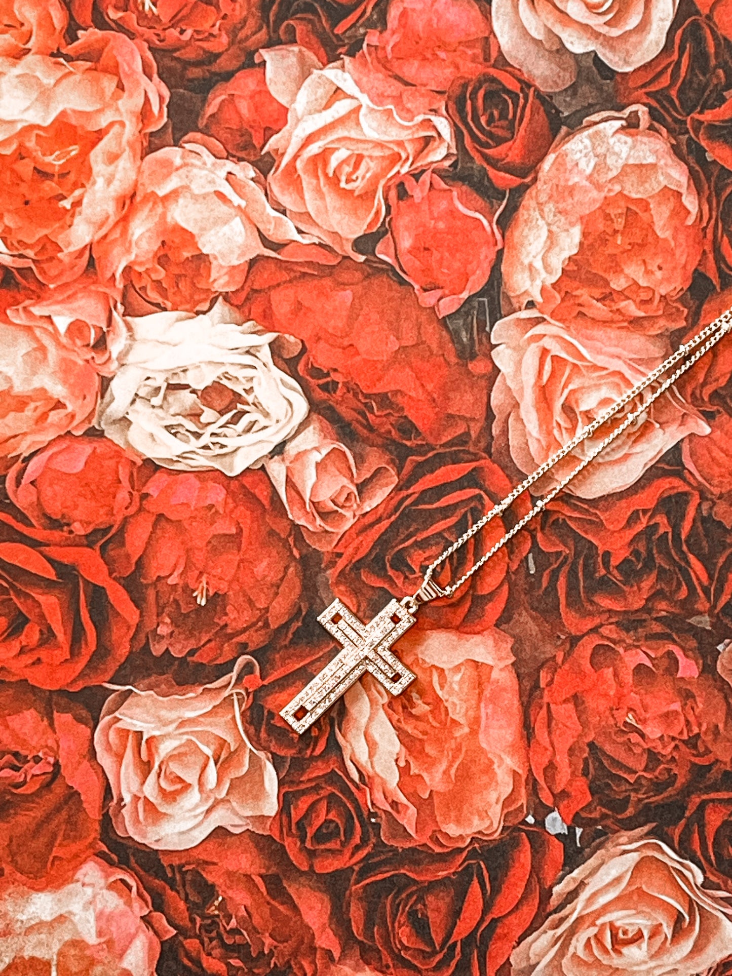 Crystal Cross Necklace