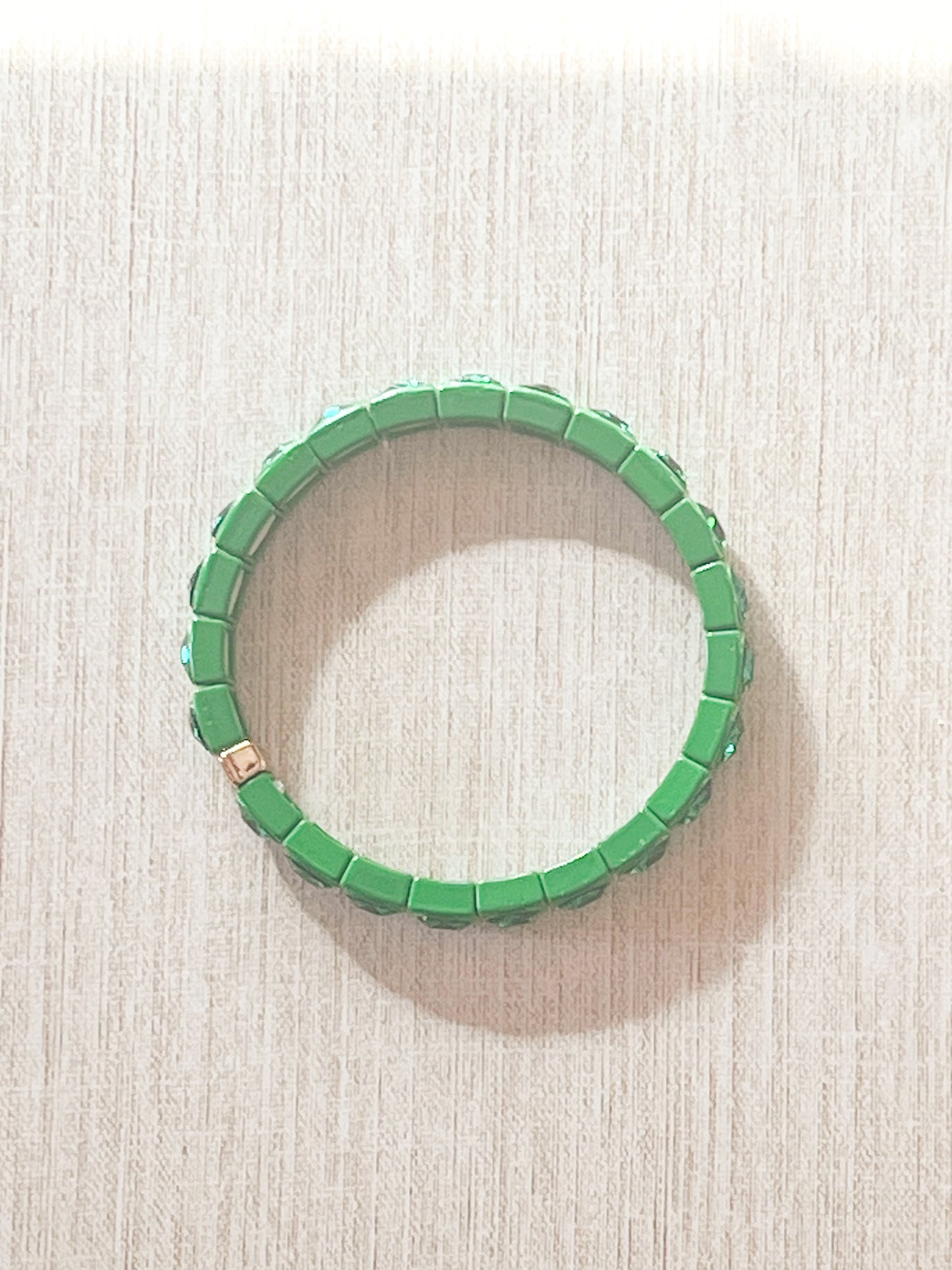 Crystal Enamel Statement Bracelet