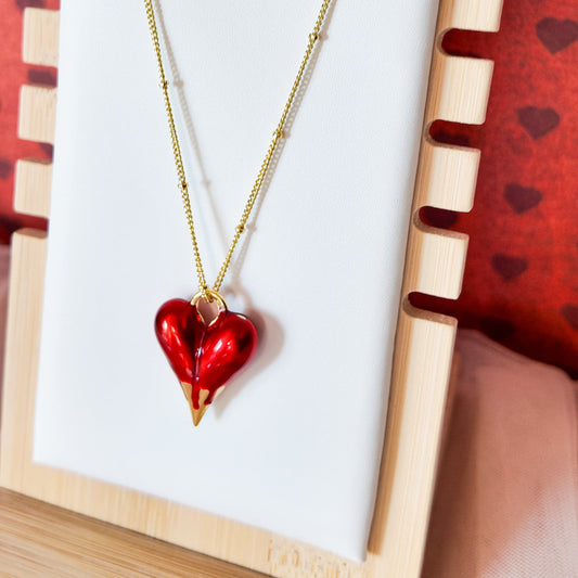 Puffy Heart Necklace