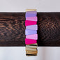 Pastel & Fuchsia Enamel Statement Bracelet