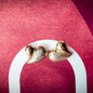 Textured Heart Earrings