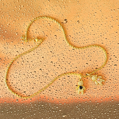 Boy & Girl Pendant Necklace