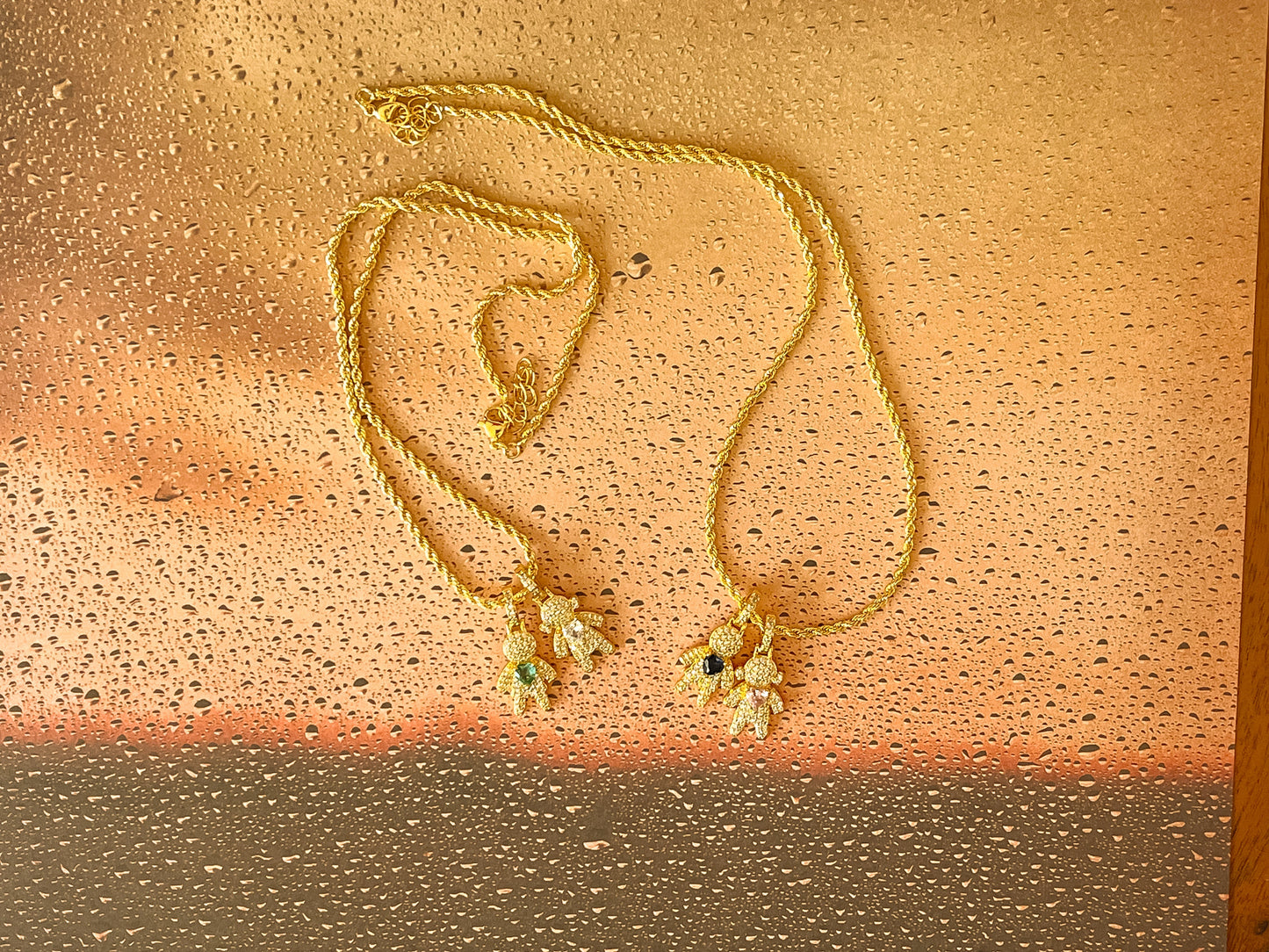 Boy & Girl Pendant Necklace