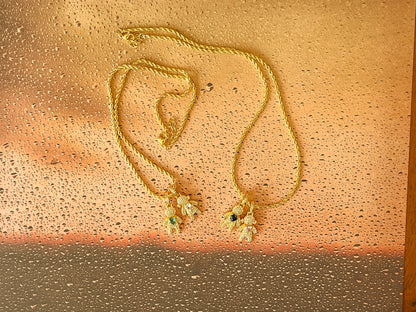 Boy & Girl Pendant Necklace